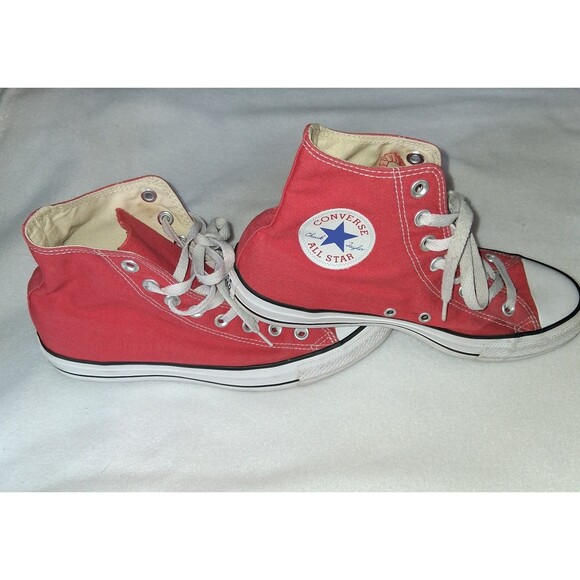 Converse Chuck Taylor All Star Classic Red Men's Sz 7 High-Top Sneakers NICE!!! - Picture 1 of 6